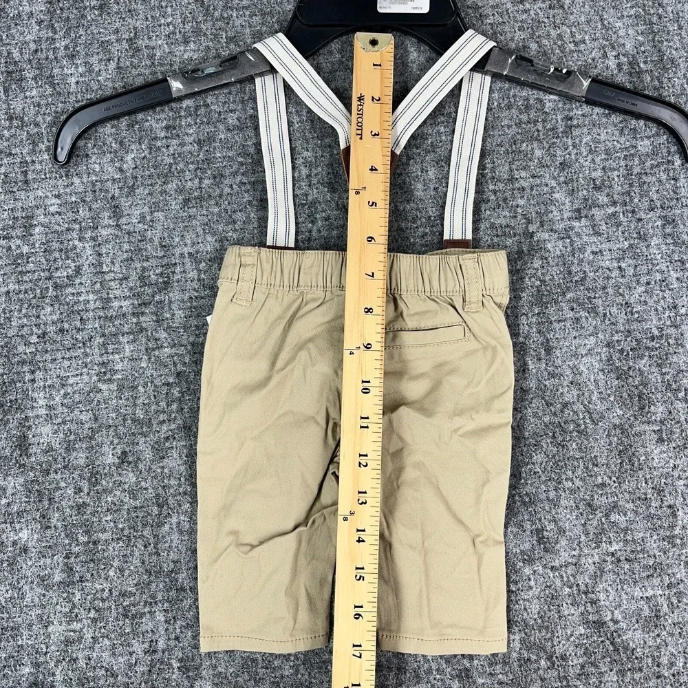 OshKosh Suspender‎ Dress Pants Trousers Classiccore Vintage Style Baby Boy 3M